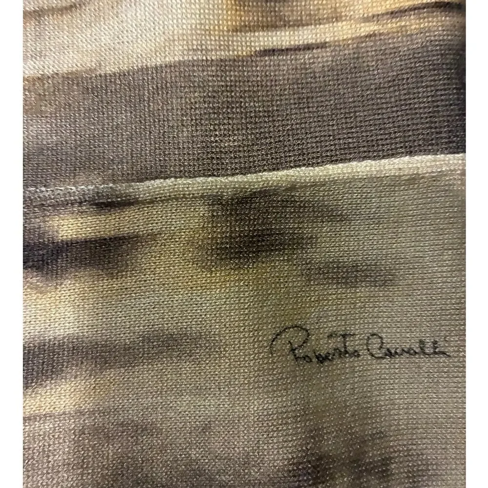 Medium Roberto Cavalli Vintage Cashmere Tiger Print Tank Top